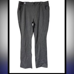 NWT Duluth Trading Co Women's Wearwithall Ponte Knit Pants SZ 18x33